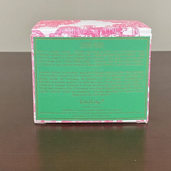 Lilly Pulitzer Electroplated Sand Bar Candle NIB - Picture 4 of 10